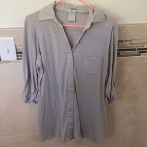 Lilly Lou long length button down